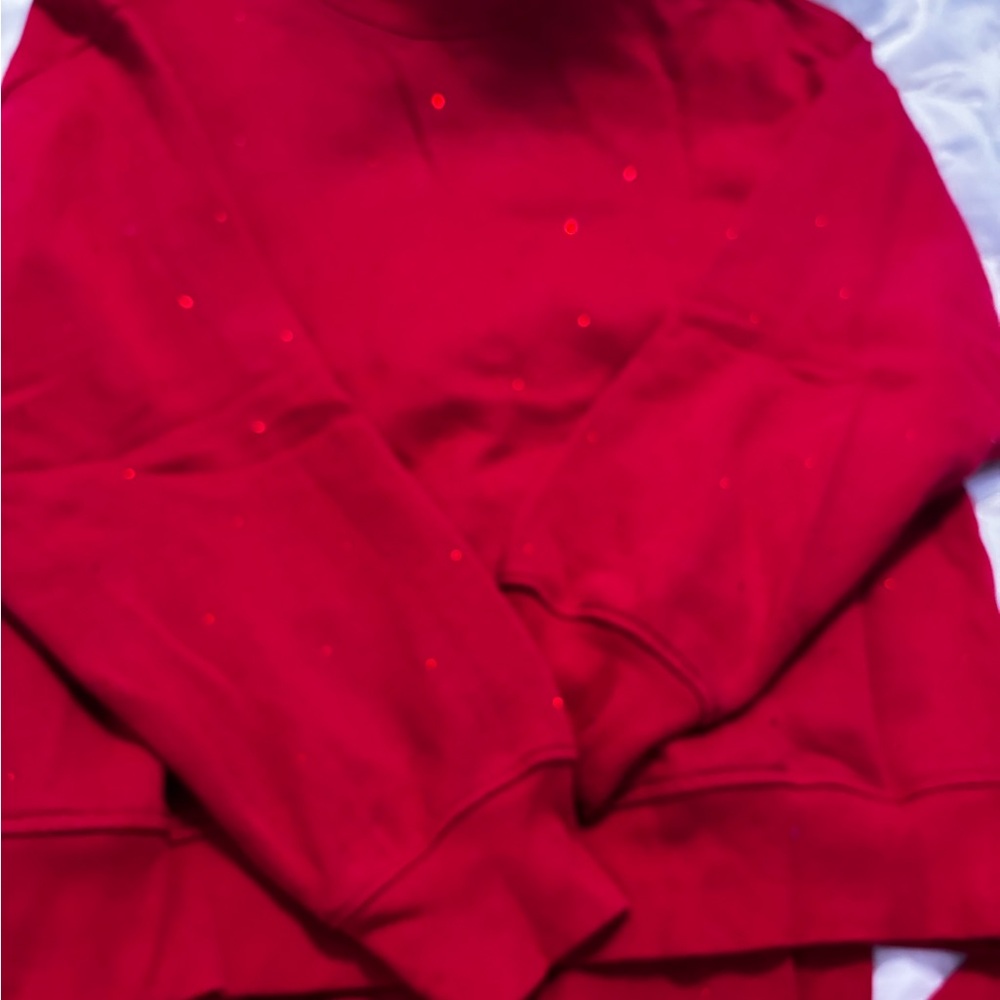 Victoria's Secret Vibrant Red Crew Neck Sweater